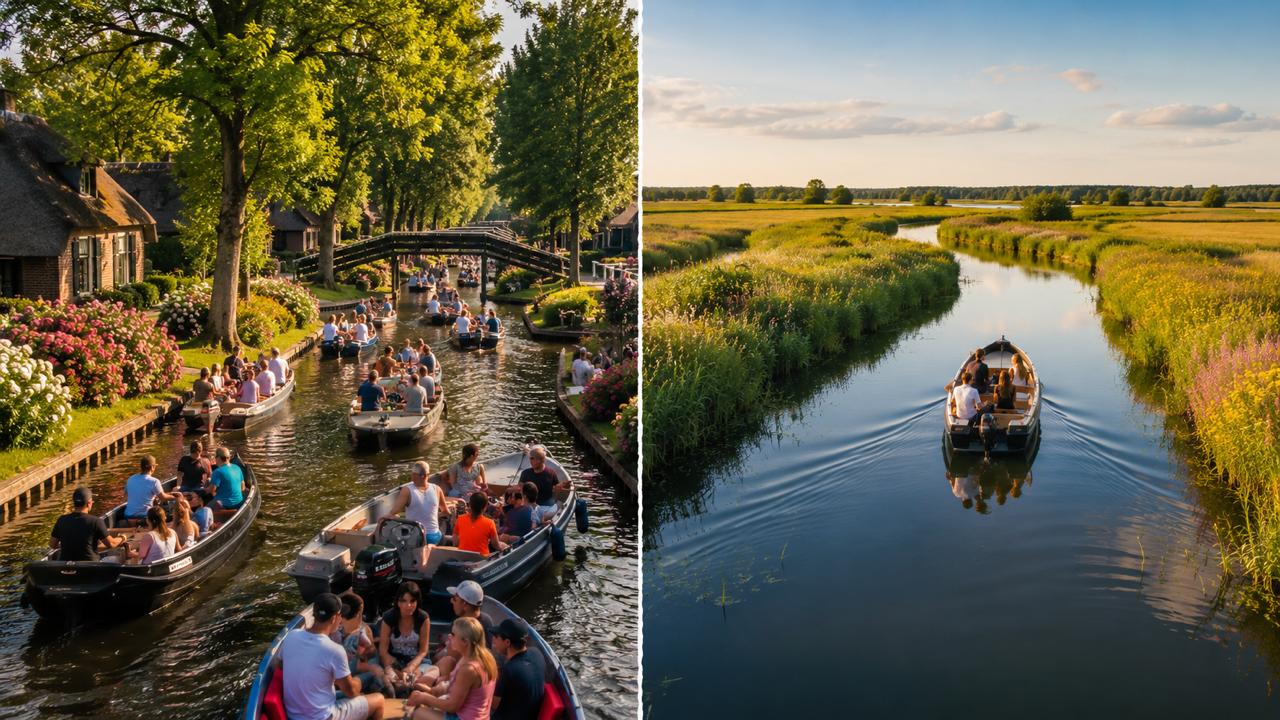 Giethoorn te druk? Zo vaar je wél rustig door de Weerribben